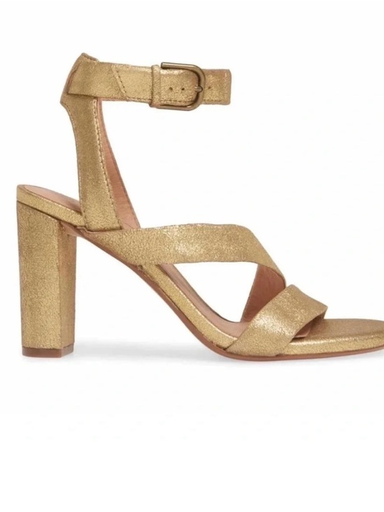 Madewell Shoes - Madewell Gold The Liv Sandal 8
